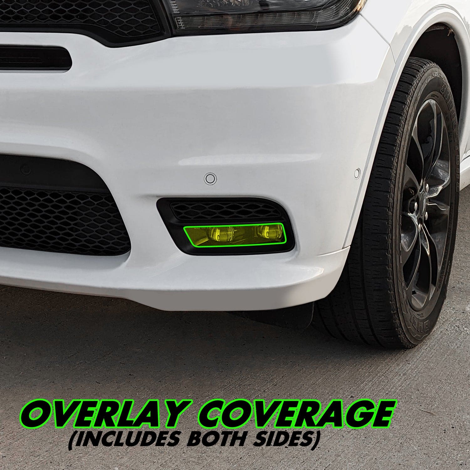 2018-2023 Dodge Durango | Fog Light PreCut Tint Overlays