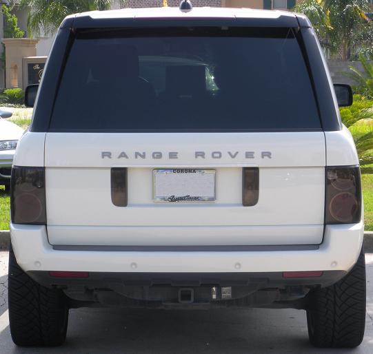 2003-2012 Land Rover Range Rover | Tail Light PreCut Tint Overlays ...