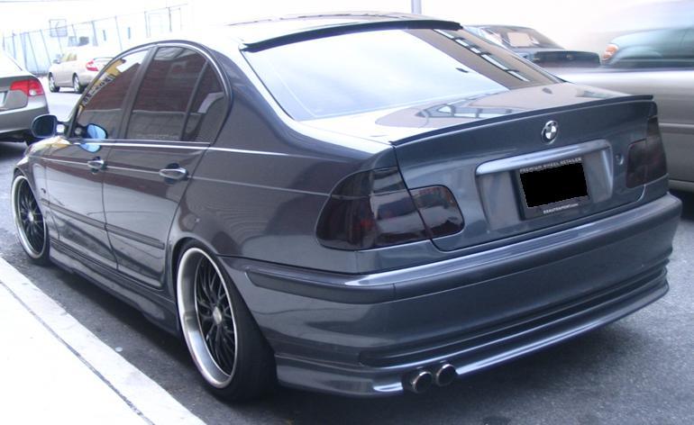 1998-2005 BMW 3 Series E46 Sedan | Tail Light PreCut Tint Overlays