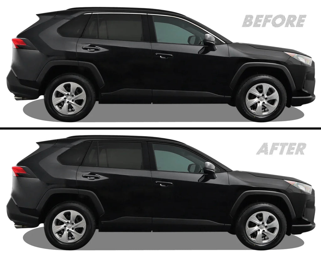 2019-2023 Toyota RAV4 | Window Trim Chrome Delete PreCut Vinyl Wrap
