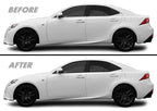 2014-2020 Lexus IS | Window Trim Chrome Delete PreCut Vinyl Wrap