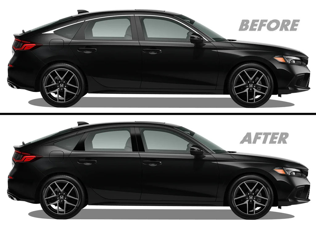2022-2026 Honda Civic Hatchback | Door Pillars PreCut Vinyl Wrap