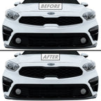 2019-2021 Kia Forte | Front Grill Trim Chrome Delete PreCut Vinyl Wrap