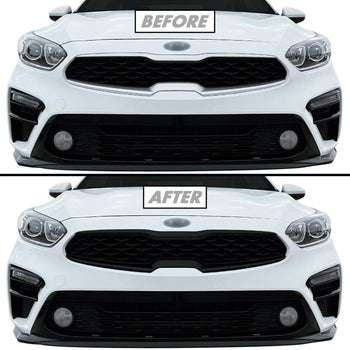 2019-2021 Kia Forte | Front Grill Trim Chrome Delete PreCut Vinyl