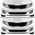 2014-2015 Kia Optima | Front Grill Trim Chrome Delete PreCut Vinyl Wrap