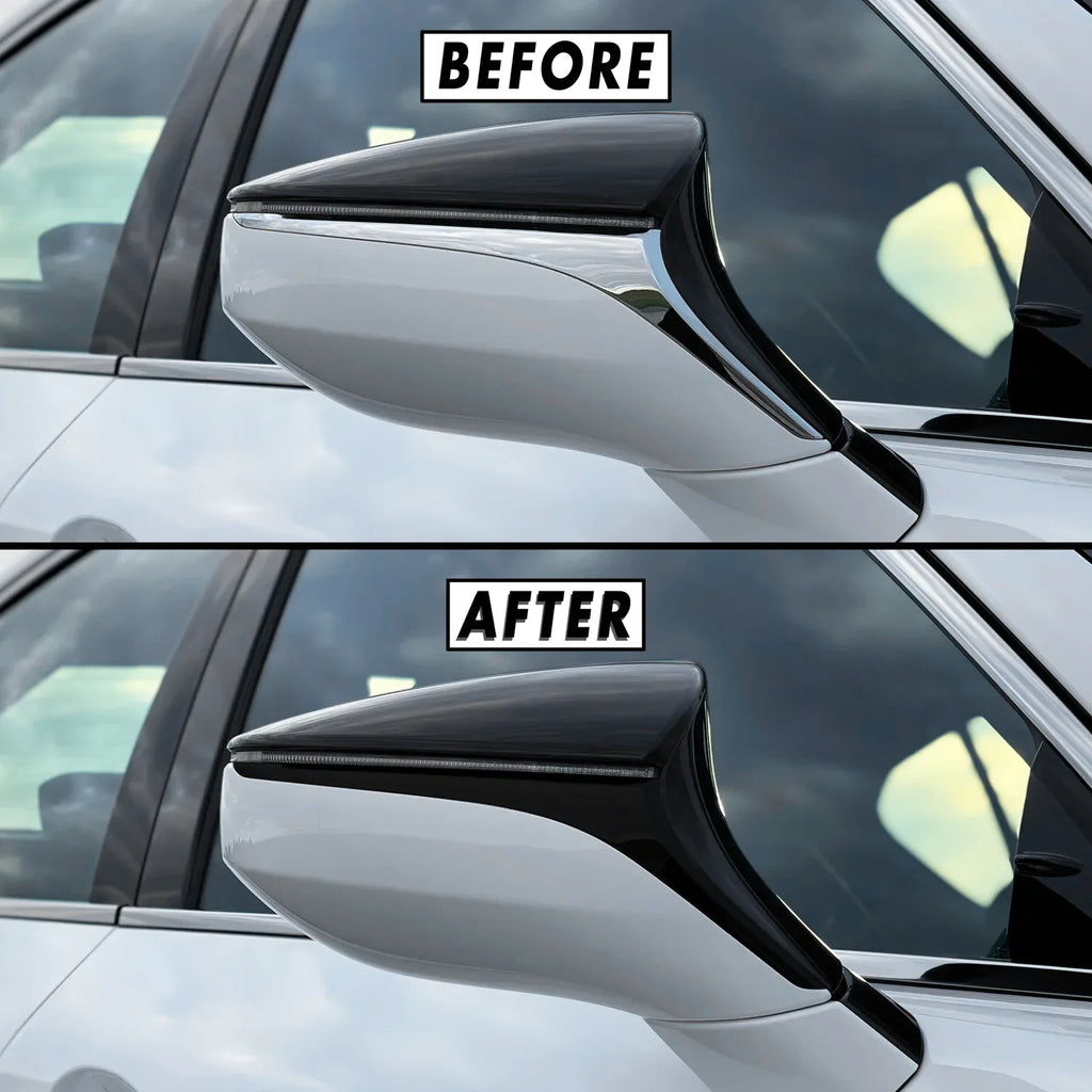 2021-2026 Lexus IS | Mirror Trim Chrome Delete PreCut Vinyl Wrap