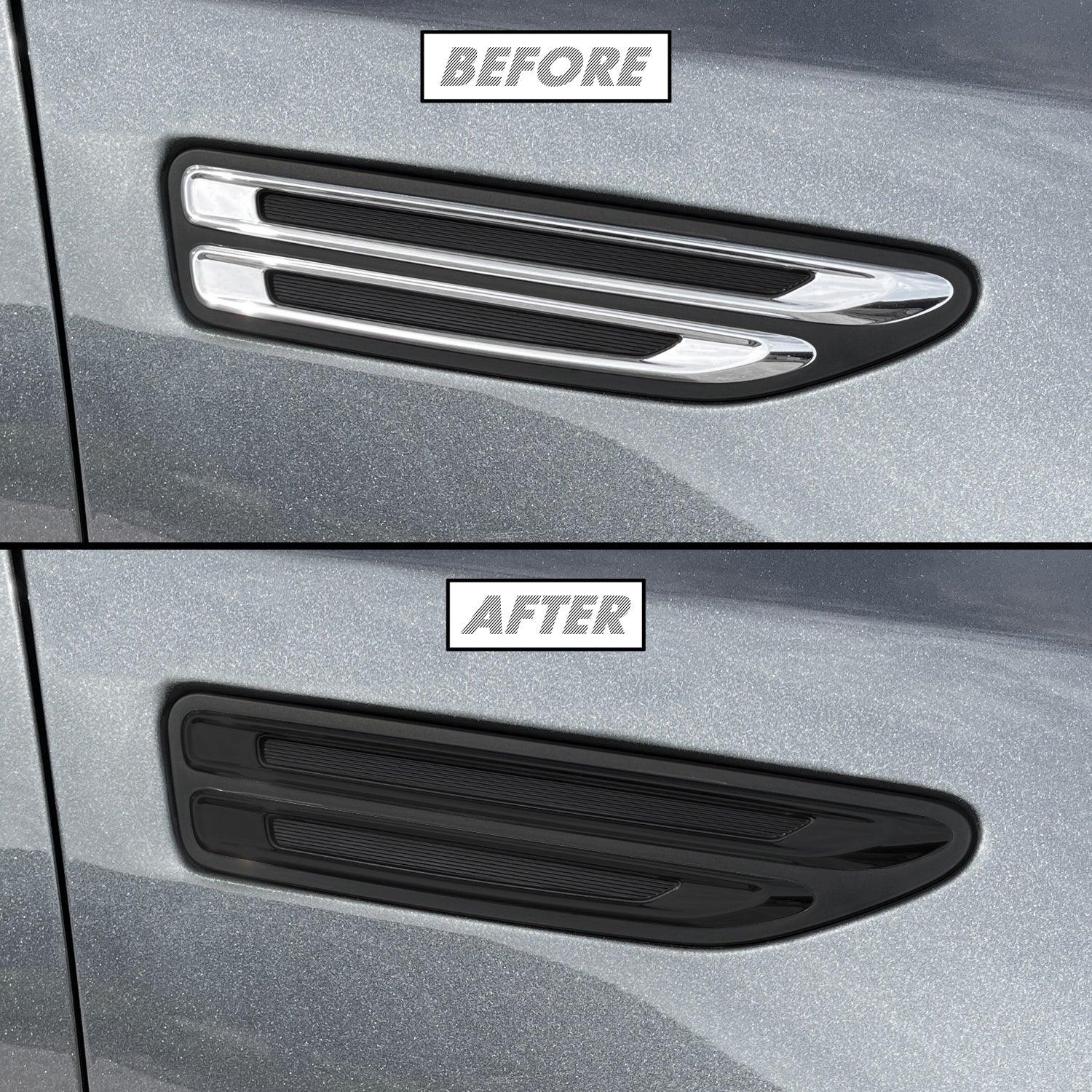 2019-2020 Kia Optima | Fender Vent Trim Chrome Delete PreCut Vinyl Wrap