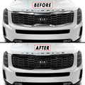 2020-2022 Kia Telluride | Front Grill Trim Chrome Delete PreCut Vinyl Wrap