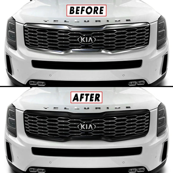 LED Grille Verlichting – Amber – Raptor Stijl – Geschikt Voor Kia Telluride 2020-2022 – Plug & Play