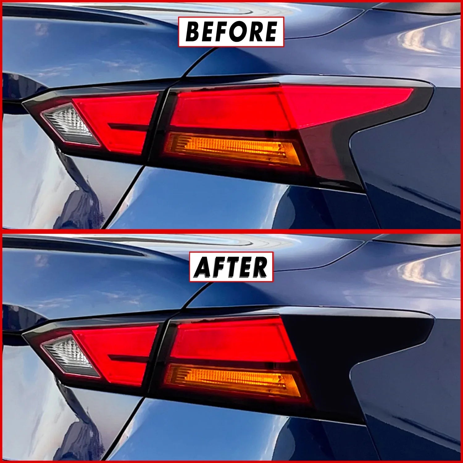 2019-2022 Nissan Altima | Tail Light Cutout PreCut Tint Overlays