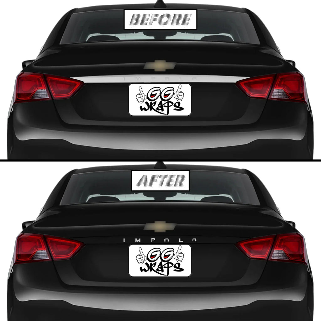 2014-2020 Chevrolet Impala | Rear Trunk Trim Chrome Delete PreCut Vinyl Wrap