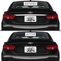 2014-2020 Chevrolet Impala | Rear Trunk Trim Chrome Delete PreCut Vinyl Wrap
