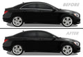 2013-2019 Mercedes CLA | Window Trim Chrome Delete PreCut Vinyl Wrap