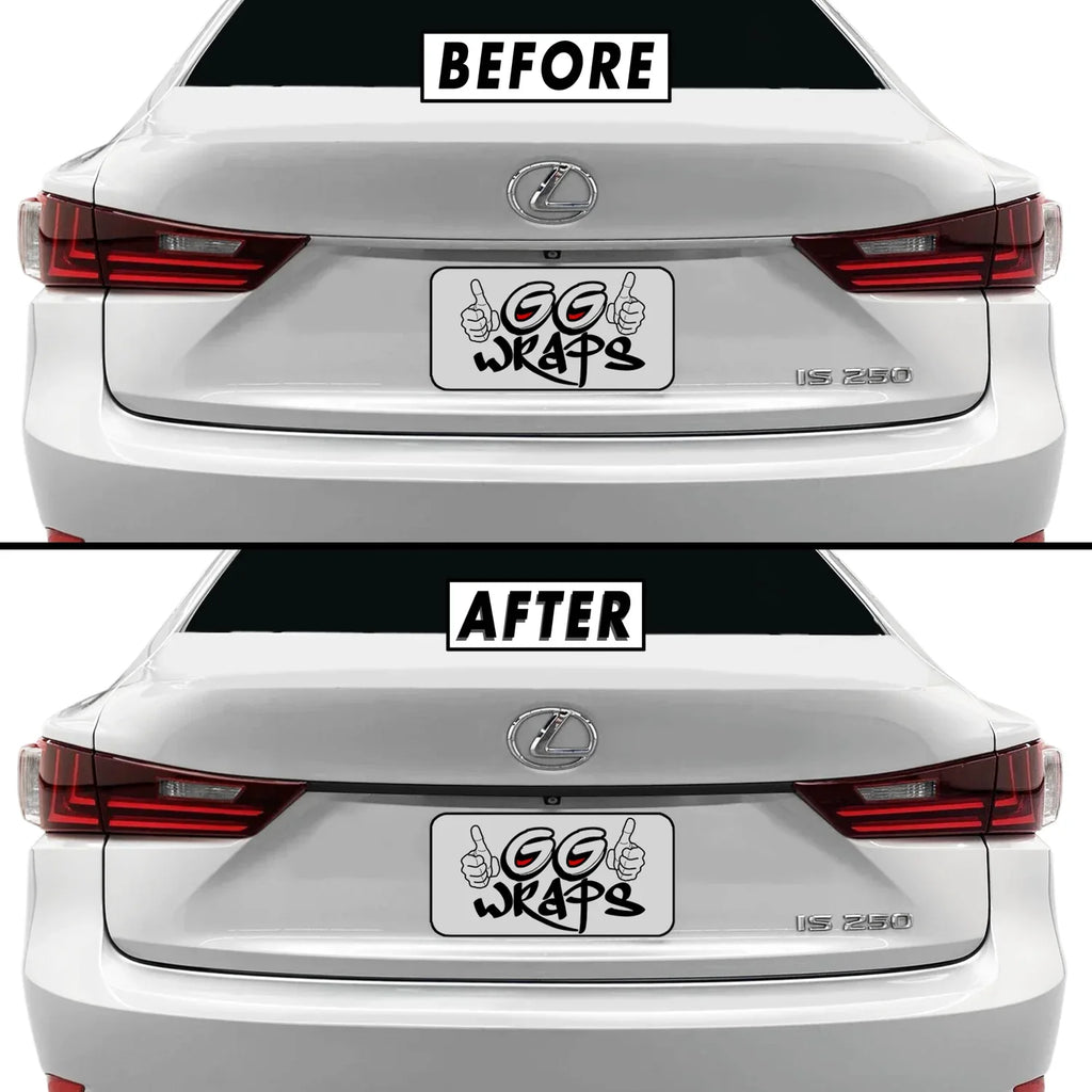 2014-2020 Lexus IS | Rear Trunk Trim Chrome Delete PreCut Vinyl Wrap