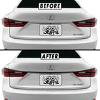 2014-2020 Lexus IS | Rear Trunk Trim Chrome Delete PreCut Vinyl Wrap