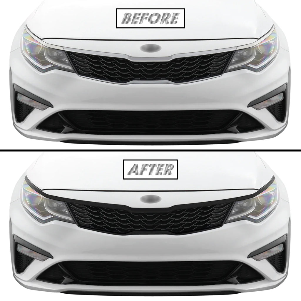 2016-2020 Kia Optima | Front Grill Trim Chrome Delete PreCut Vinyl Wrap