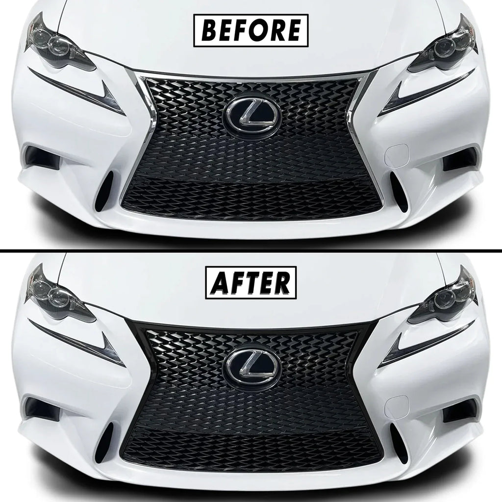 2014-2016 Lexus IS | Front Grill Trim Chrome Delete PreCut Vinyl Wrap