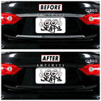 2014-2017 Infiniti Q50 | Rear Trunk Trim Chrome Delete PreCut Vinyl Wrap