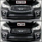 2014-2017 Infiniti Q50 | Front Grill Trim Chrome Delete PreCut Vinyl Wrap