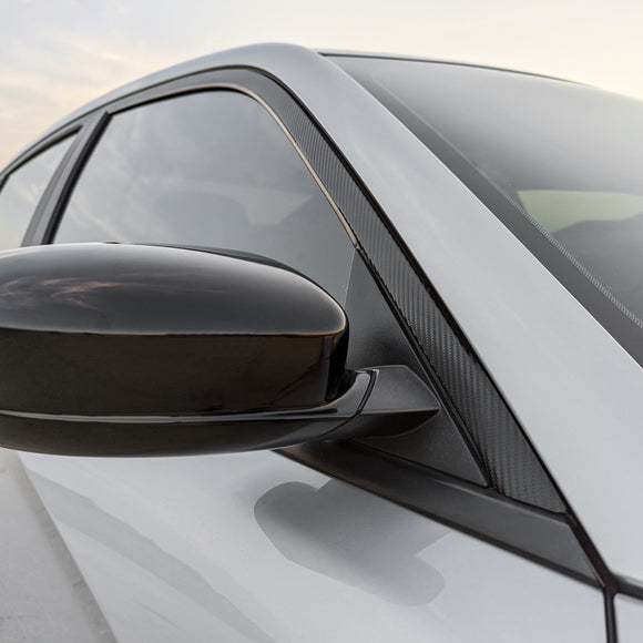 2015-2022 Dodge Charger | Window Trim Chrome Delete PreCut Vinyl Wrap
