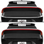 2022-2023 Kia EV6 | Rear Bumper Trim Chrome Delete PreCut Vinyl Wrap