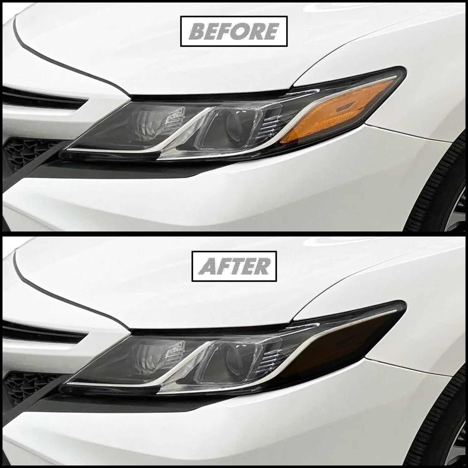 2018-2022 Toyota Camry | Headlight Side Marker PreCut Tint Overlays
