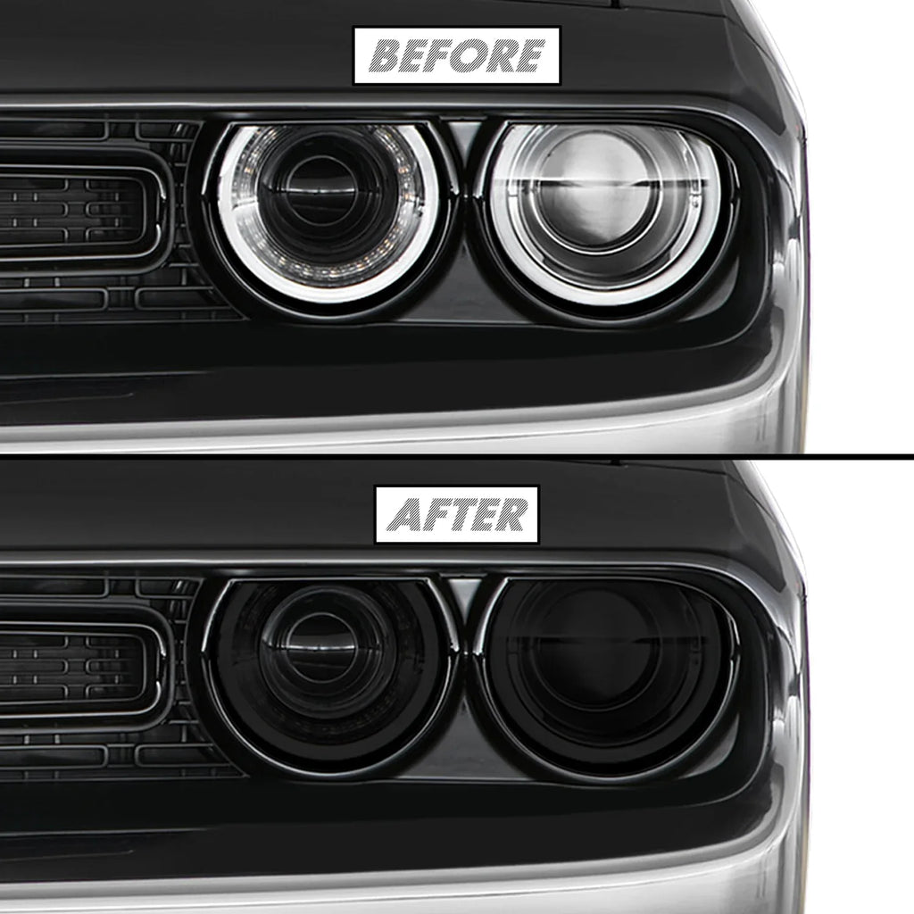 2015-2022 Dodge Challenger | Headlight PreCut Tint Overlays