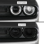 2015-2022 Dodge Challenger | Headlight PreCut Tint Overlays