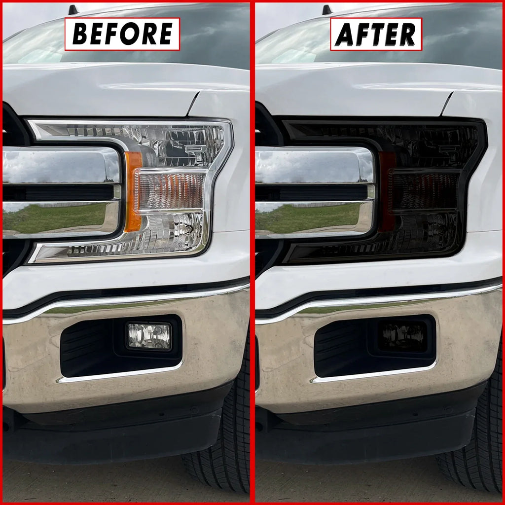 2018-2020 Ford F150 | Headlight PreCut Tint Overlays