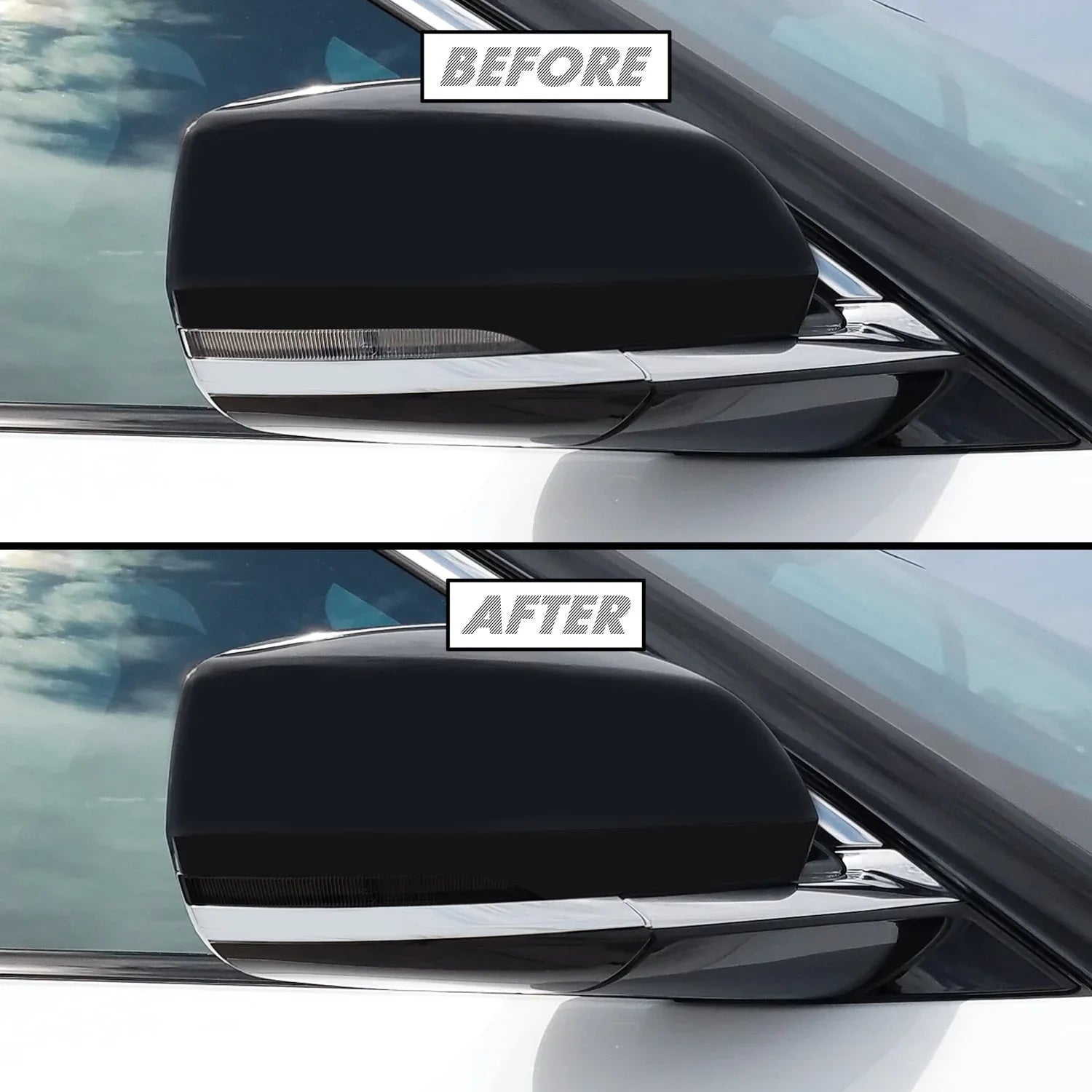 2022-2026 Jeep Grand Cherokee | Mirror Turn Signal PreCut Tint Overlays