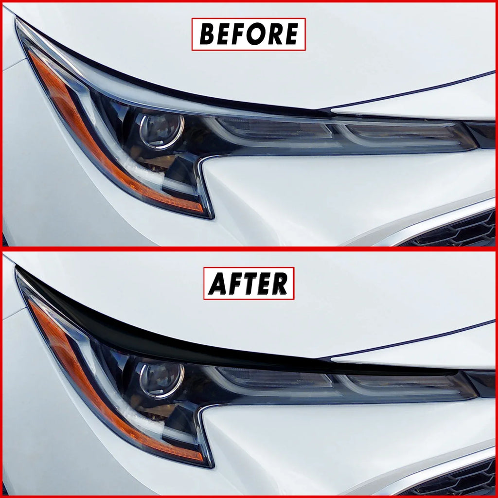 2019-2022 Toyota Corolla | Headlight Eyelid PreCut Vinyl Overlays