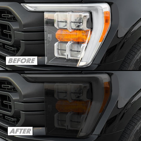 2021-2023 Ford F150 | Headlight PreCut Tint Overlays