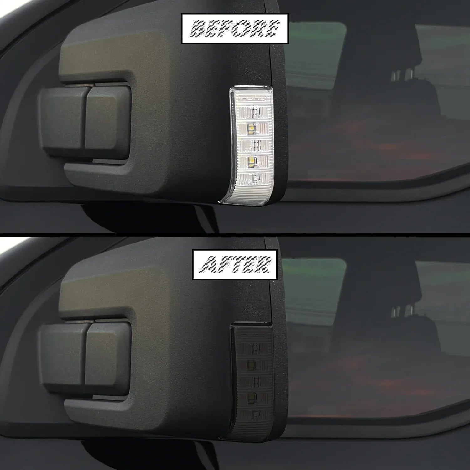 2021-2023 Ford F150 | Mirror Turn Signal PreCut Tint Overlays