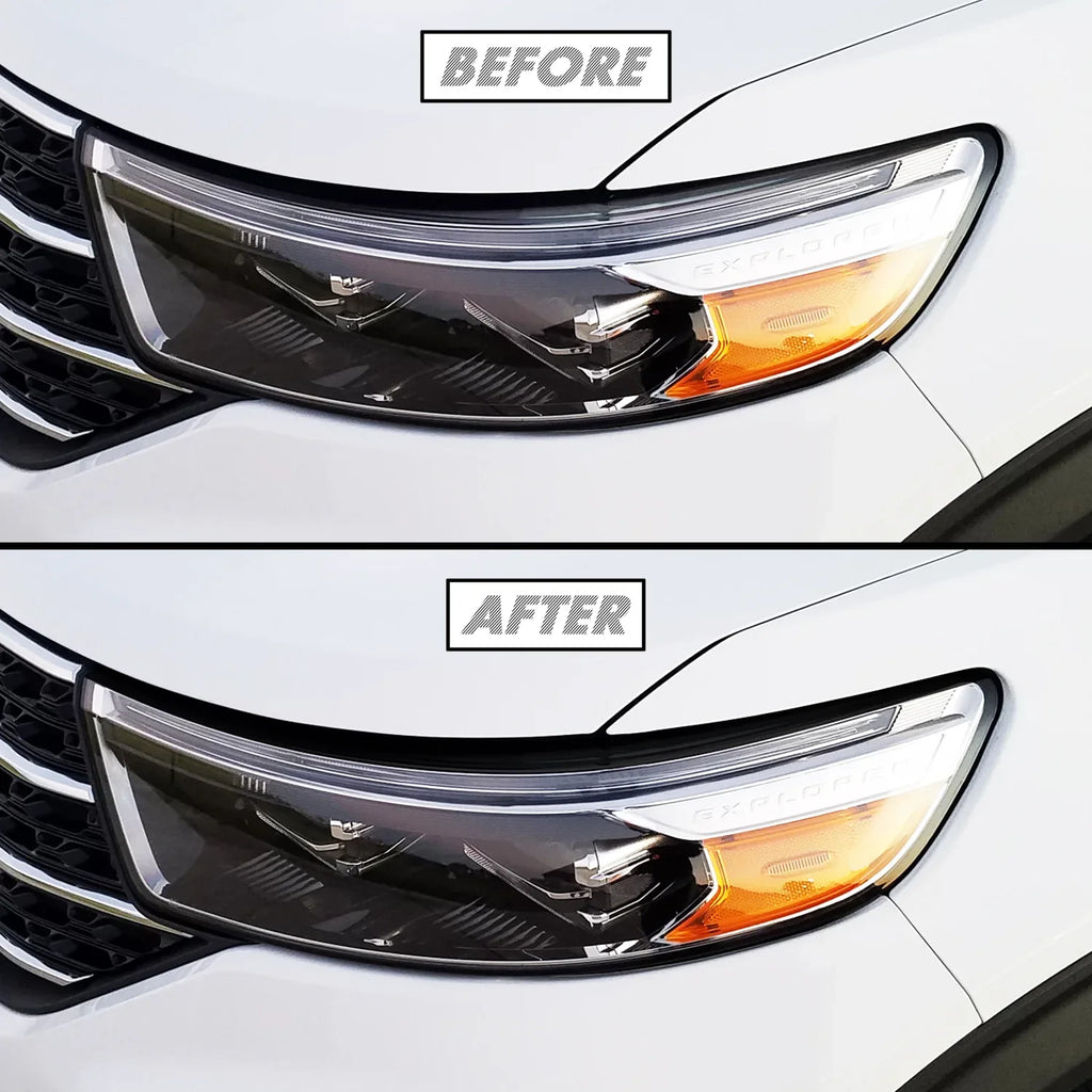 2020-2023 Ford Explorer | Headlight Eyelid PreCut Vinyl Overlays