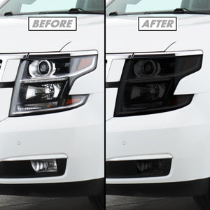 2015-2020 Chevrolet Tahoe | Headlight PreCut Tint Overlays