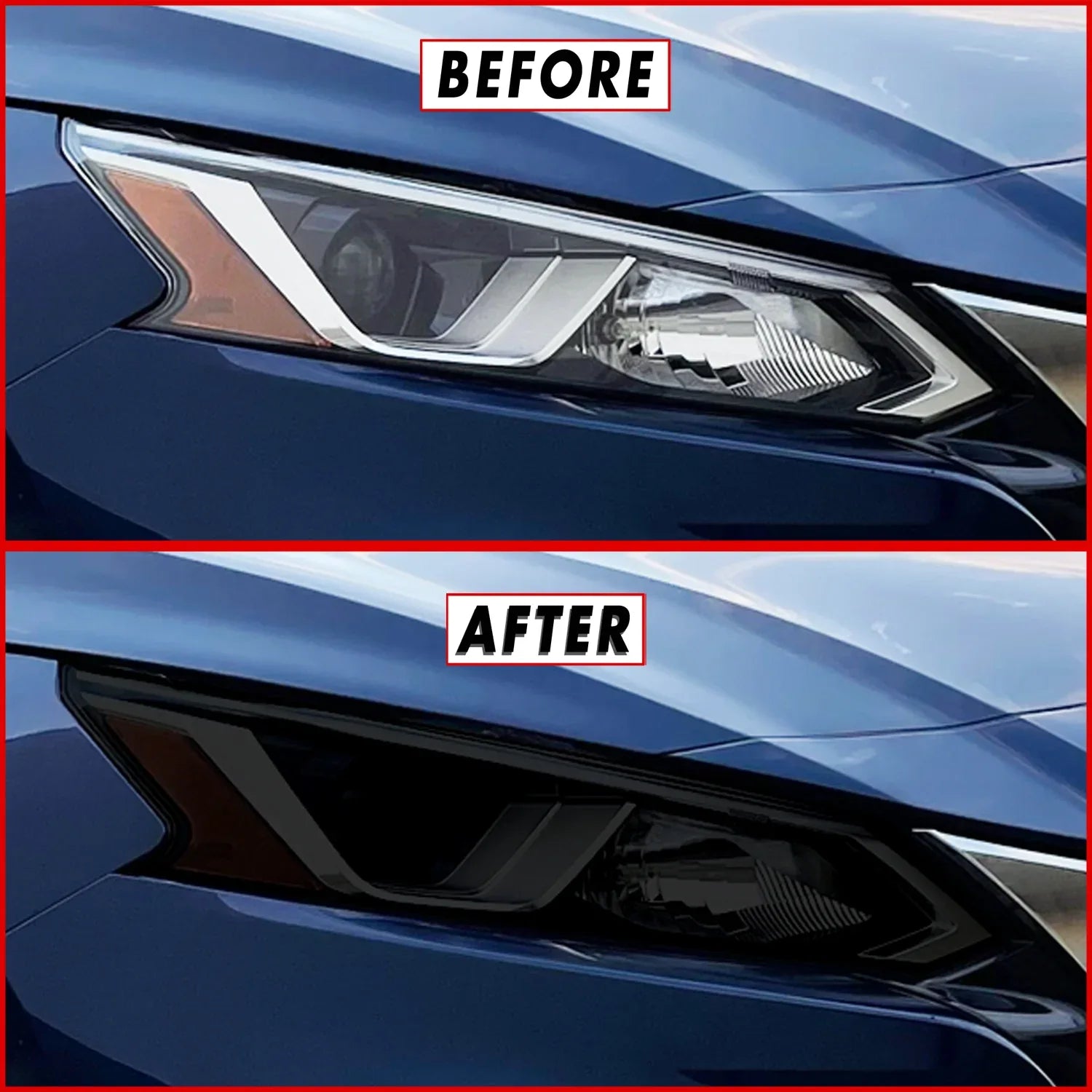 2019-2022 Nissan Altima | Headlight PreCut Tint Overlays