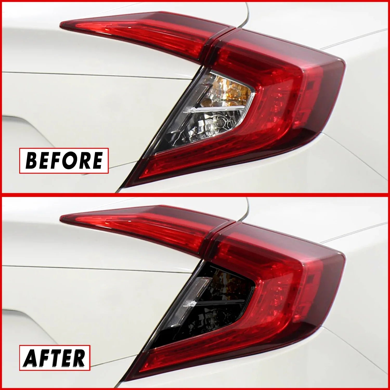 2016-2021 Honda Civic Sedan | Turn Signal & Reverse Light PreCut Tint Overlays