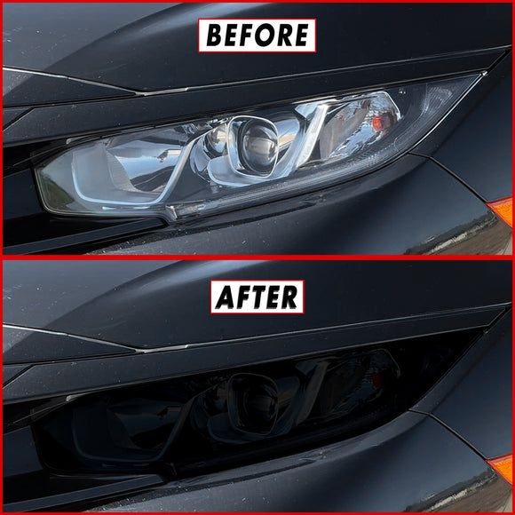 2016-2021 Honda Civic | Headlight PreCut Tint Overlays