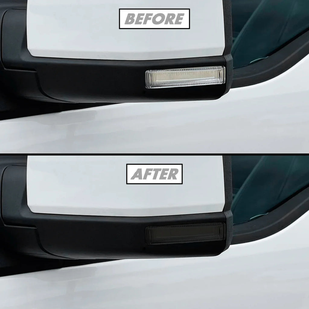 2015-2020 Ford F150 | Mirror Turn Signal PreCut Tint Overlays