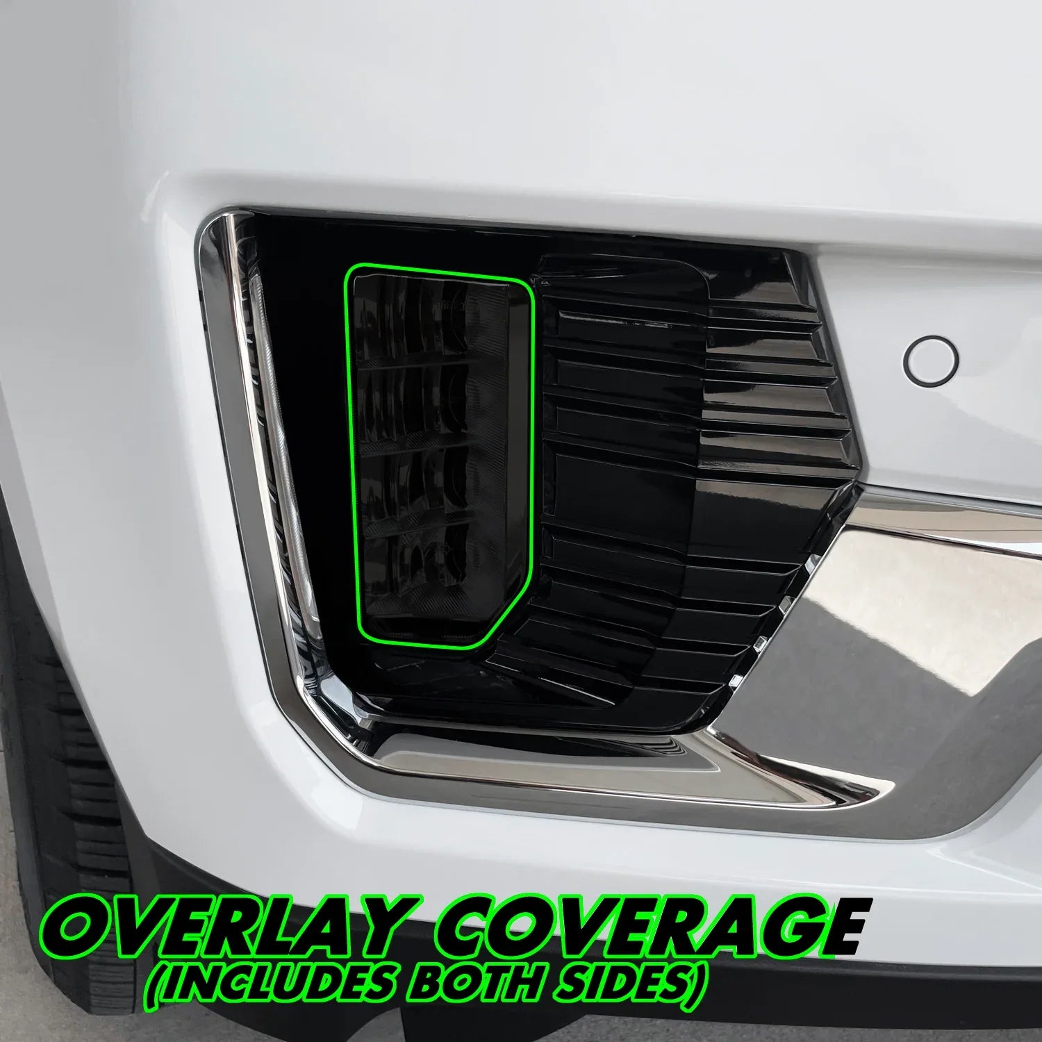 2021-2023 GMC Yukon | Fog Light PreCut Tint Overlays
