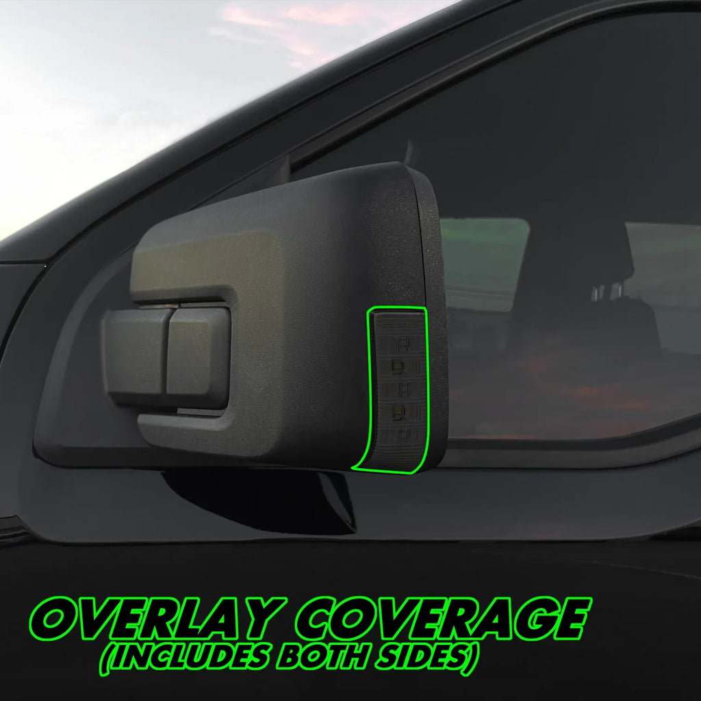 2021-2023 Ford F150 | Mirror Turn Signal PreCut Tint Overlays