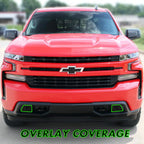 2019-2021 Chevrolet Silverado 1500 | Fog Light PreCut Tint Overlays
