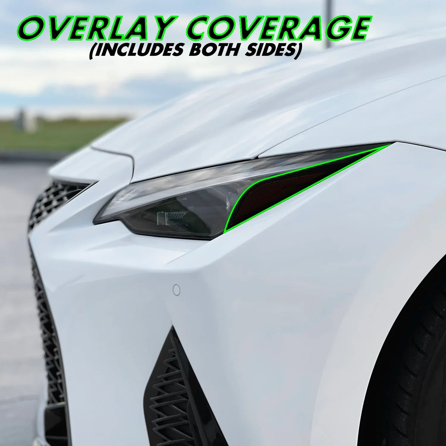 2021-2026 Lexus IS | Headlight Side Marker PreCut Tint Overlays