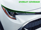 2019-2022 Toyota Corolla | Headlight Eyelid PreCut Vinyl Overlays