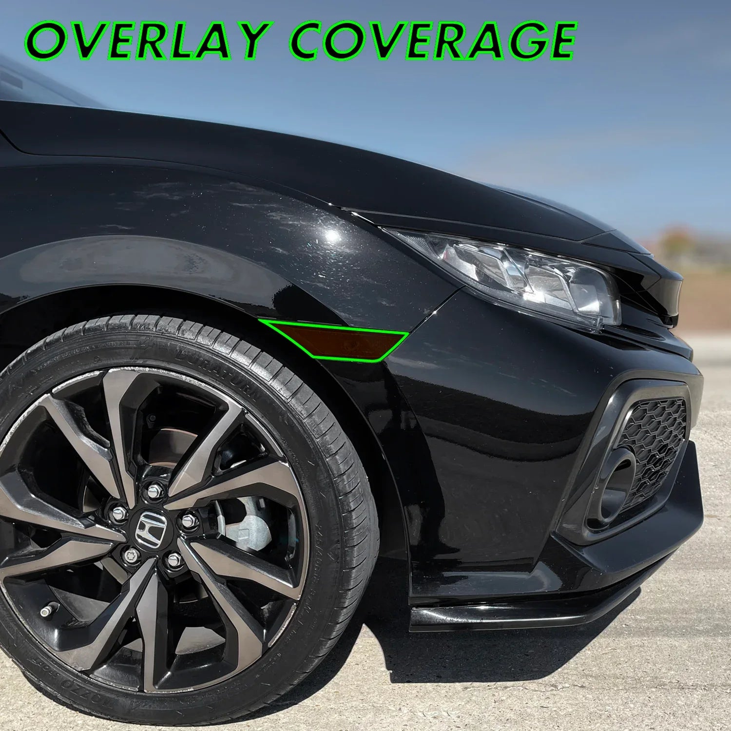 2016-2021 Honda Civic | Side Marker PreCut Tint Overlays