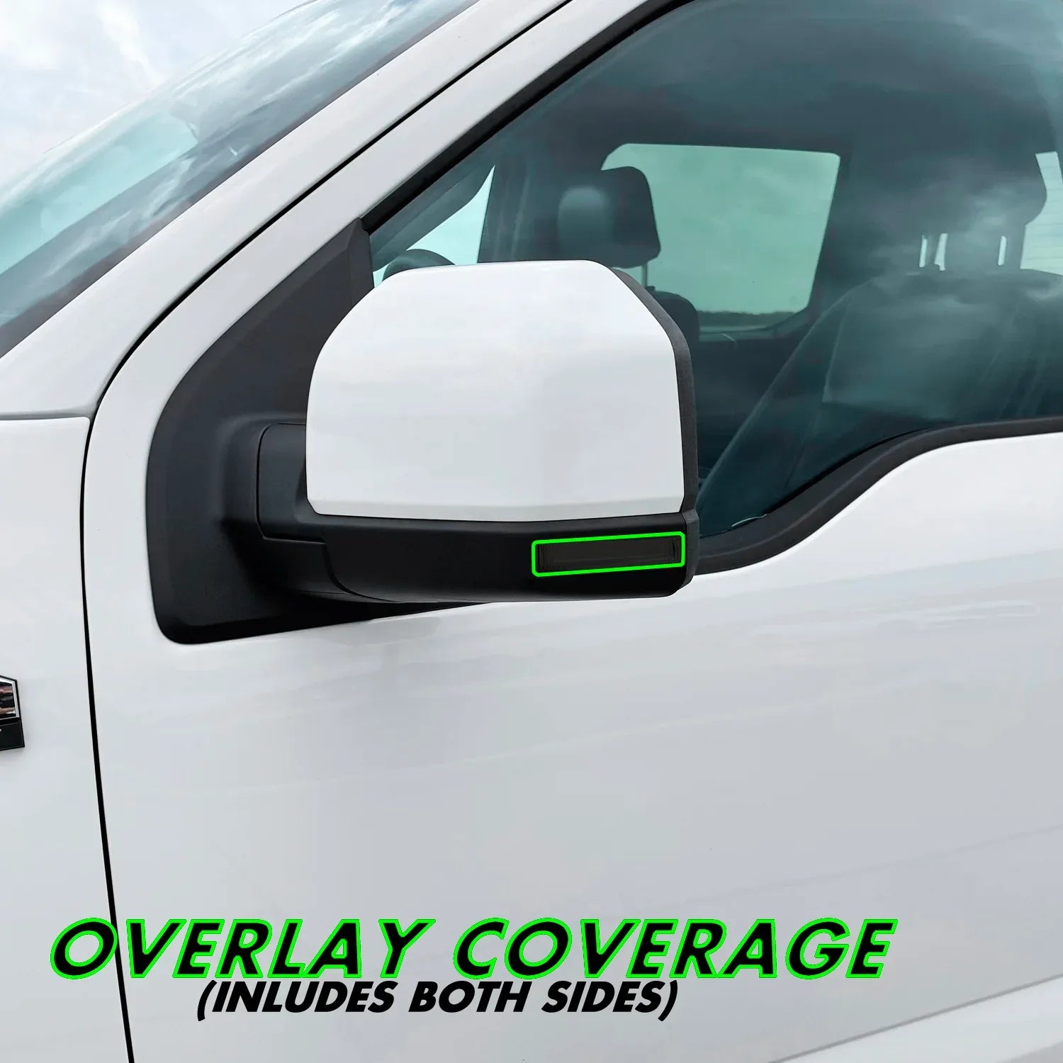 2015-2020 Ford F150 | Mirror Turn Signal PreCut Tint Overlays