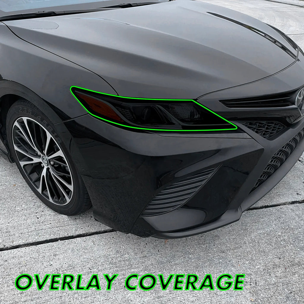 2018-2022 Toyota Camry | Headlight PreCut Tint Overlays