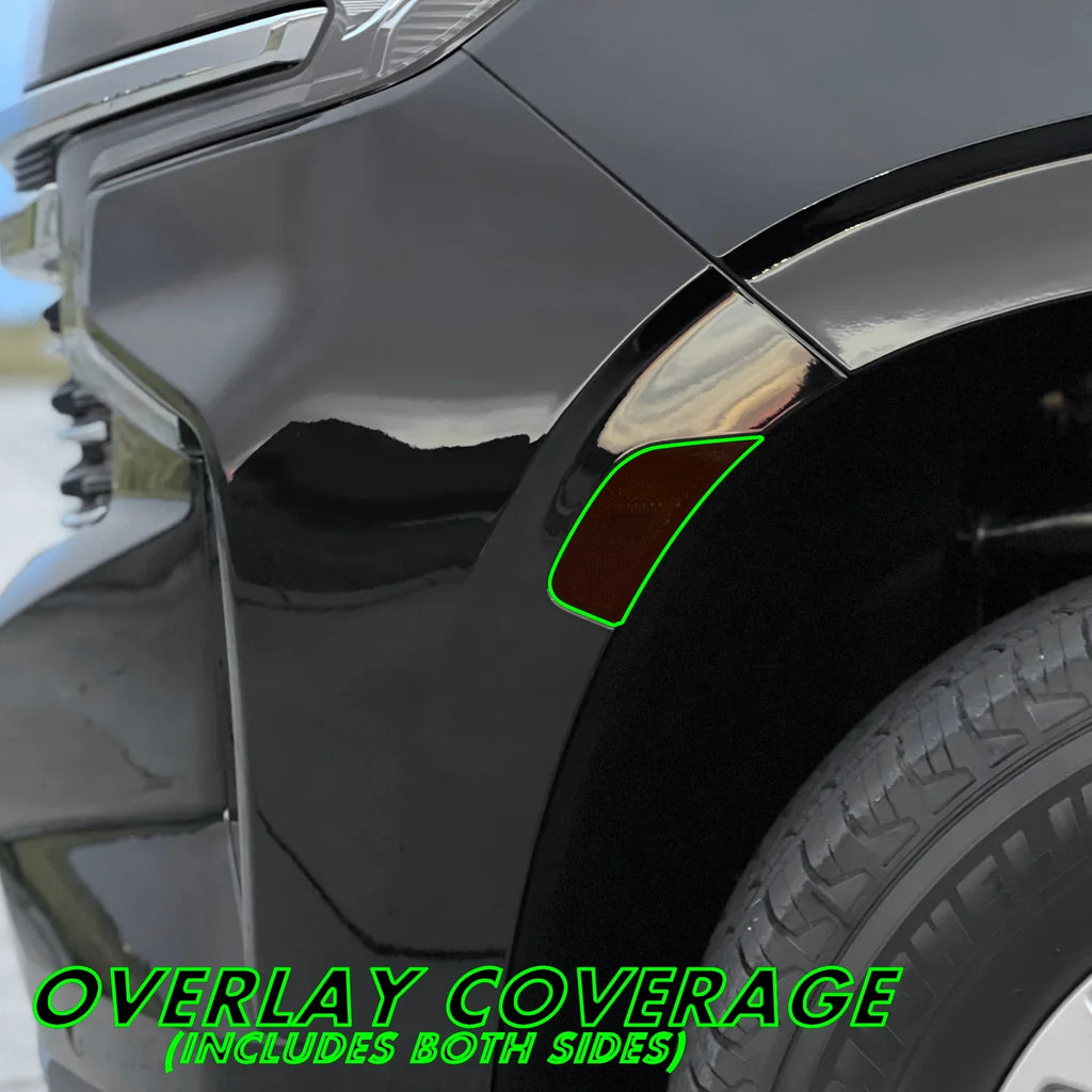 2021-2022 Chevrolet Suburban | Side Marker PreCut Tint Overlays