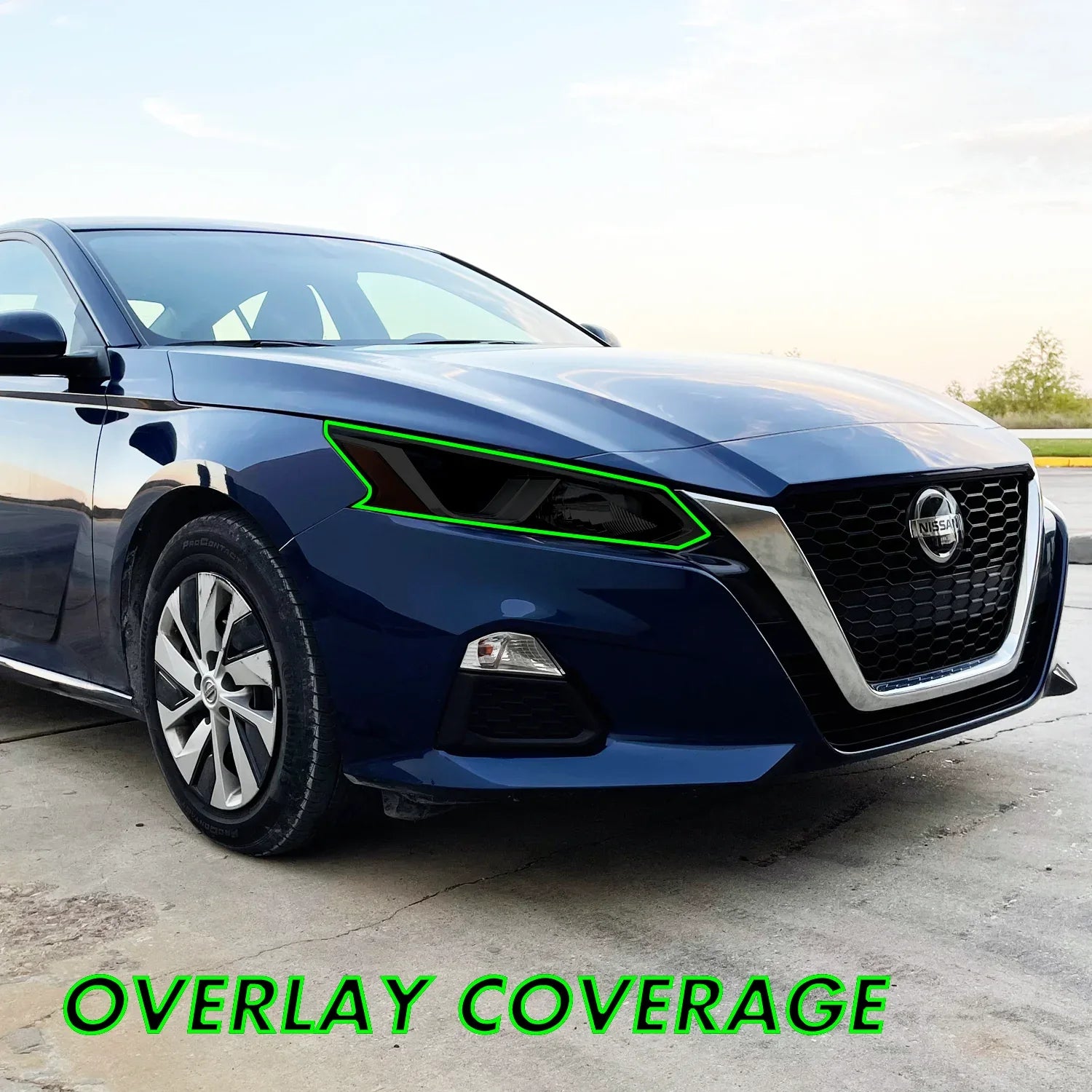 2019-2022 Nissan Altima | Headlight PreCut Tint Overlays