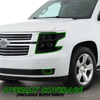2015-2020 Chevrolet Suburban | Headlight PreCut Tint Overlays